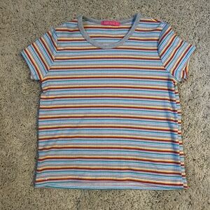 Like new Me.n.u girls striped top